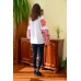 Embroidered blouse "Pure Love"